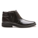 Bota Anti-Stress Preta Masculino em Couro Legítimo