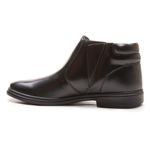 Bota Anti-Stress Preta Masculino em Couro Legítimo