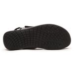 Sandália Masculina Comfort Preto em Couro