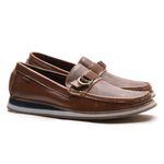 Sapatilha Casual Masculino Whisky em Couro Legítimo