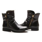 Bota/Coturno Feminina Kader Woman Couro Vegetale Preto 