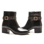 Bota/Coturno Feminina Kader Woman Couro Confort Preto