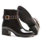 Bota/Coturno Feminina Kader Woman Couro Confort Preto