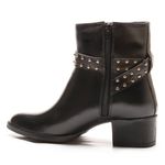 Bota/Coturno Feminina Kader Woman Couro Confort Preto