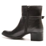 Bota/Coturno Feminina Kader Woman Couro Confort Preto