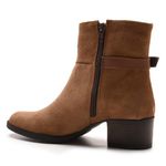 Bota/Coturno Feminina Kader Woman Couro Camurça Taupe
