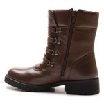 Bota/Coturno Feminina Kader Woman Couro Plume Chocolate