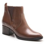 Bota Coturno Feminino Kader Woman Salto Alto com Elástico chocolate