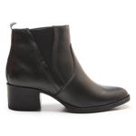Bota Coturno Feminino Kader Woman Salto Alto com Elástico Preto