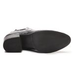 Bota Coturno Feminino Kader Woman Salto Alto com Elástico Preto