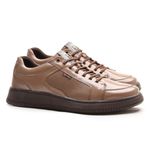 Sapatenis Casual Sola-alta Calprado Veneto Grigio Couro