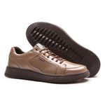Sapatenis Casual Sola-alta Calprado Veneto Grigio Couro