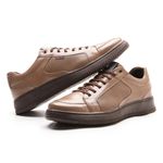 Sapatenis Casual Sola-alta Calprado Veneto Grigio Couro