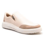 Tenis Slip On Couro Off White