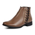 Bota/Coturno Feminina Kader Woman Couro Cravo