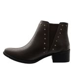 Bota Feminina em Couro Croco Café Calprado