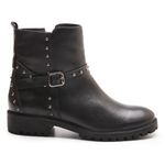 Bota Casual Kader Woman Feminina Preta com Zíper