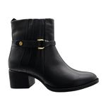 Bota Feminina Preta em Couro Legítimo Calprado