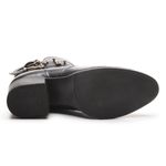 Bota/Coturno Feminina Kader Woman Couro Confort Preto