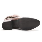 Bota/Coturno Feminina Kader Woman Couro Confort Chocolate