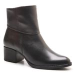 Bota/Coturno Feminina Kader Woman Couro Confort Preto
