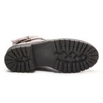 Bota Coturno Kader Woman Feminino Café Cadarço Metal