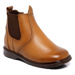 BOTINA INFANTIL MASCULINA LÁTEGO WHISKY BICO QUADRADO