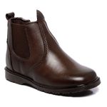 BOTINA COUNTRY INFANTIL MASCULINA CAFÉ BICO QUADRADO