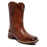 BOTA TEXANA FEMININA LÁTEGO PINHÃO BICO QUADRADO