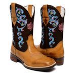 Bota Texana Feminina Latego Whisky Nobuck Cafe Bico Quadrado R$ 373,72 OS: Produtos não disponíveis em estoque 7 dias para embarque!