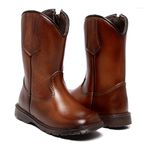 BOTA TEXANA INFANTIL LÁTEGO PINHÃO BICO QUADRADO