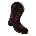 Bota Texana Masculina Látego Pinhão com Bordado BOTA TEXANA MASCULINA LÁTEGO PINHÃO COM BORDADO