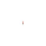 Garfo de Aço para Pintura Gaiola sem Rosca 23cm 23SR Vermelho