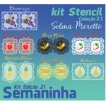 Kit Stencil Coleção Selma Moretto | Semaninha - Edição 21