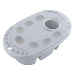 Suporte e Lava Pincel COM PALETA GODÊ Ref. 5120-00 Branco Pinceis Tigre