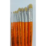 Kit de Pincéis Castelo Cortados e Lixados Para Pintura em Tecido (8 Pincéis)
