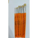 Kit de Pincéis Castelo Cortados e Lixados Para Pintura em Tecido (8 Pincéis)
