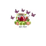 Adesivos Termocolantes Para Tecido Potes de Frutas (Escolha as opções que deseja) 