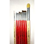 Kit de Pincéis Castelo Para Pintura em Tecido (8 Pincéis)