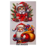 Adesivos Termocolantes Para Tecido Arranjos de Natal (Escolha as opções que deseja)