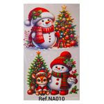 Adesivos Termocolantes Para Tecido Arranjos de Natal (Escolha as opções que deseja)