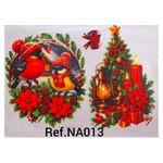 Adesivos Termocolantes Para Tecido Arranjos de Natal (Escolha as opções que deseja)