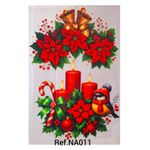 Adesivos Termocolantes Para Tecido Arranjos de Natal (Escolha as opções que deseja)