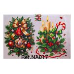 Adesivos Termocolantes Para Tecido Arranjos de Natal (Escolha as opções que deseja)