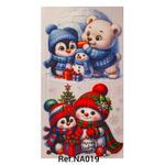 Adesivos Termocolantes Para Tecido Arranjos de Natal (Escolha as opções que deseja)