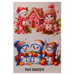 Adesivos Termocolantes Para Tecido Arranjos de Natal (Escolha as opções que deseja)