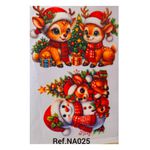 Adesivos Termocolantes Para Tecido Arranjos de Natal (Escolha as opções que deseja)