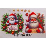 Adesivos Termocolantes Para Tecido Arranjos de Natal (Escolha as opções que deseja)
