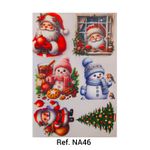 Adesivos Termocolantes Para Tecido Arranjos de Natal (Escolha as opções que deseja)