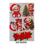 Adesivos Termocolantes Para Tecido Arranjos de Natal (Escolha as opções que deseja)